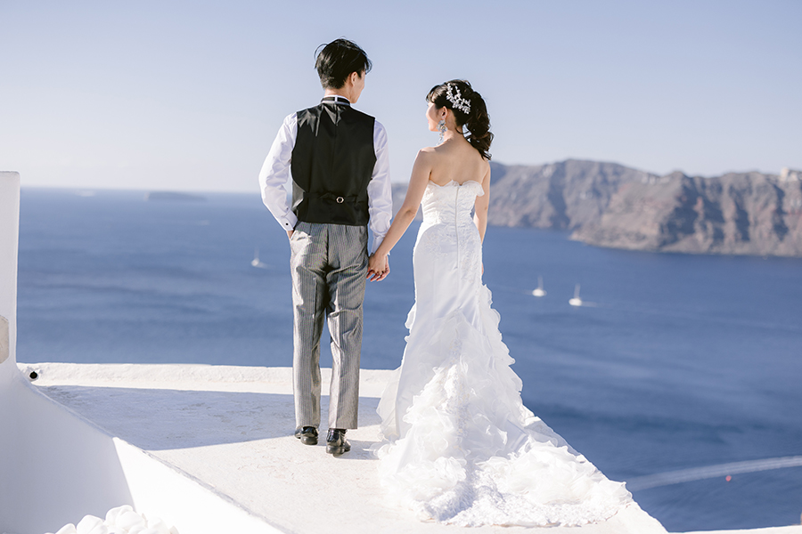 ヨーロッパ結婚式・挙式・ウェディング「ギリシャ・サントリーニ島 フォトウェディング」フォト