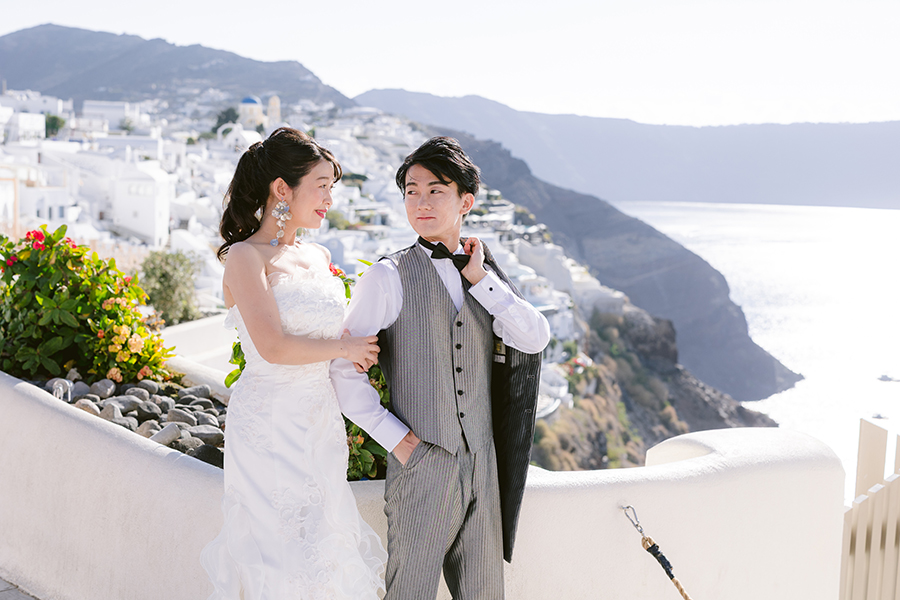 ヨーロッパ結婚式・挙式・ウェディング「ギリシャ・サントリーニ島 フォトウェディング」フォト