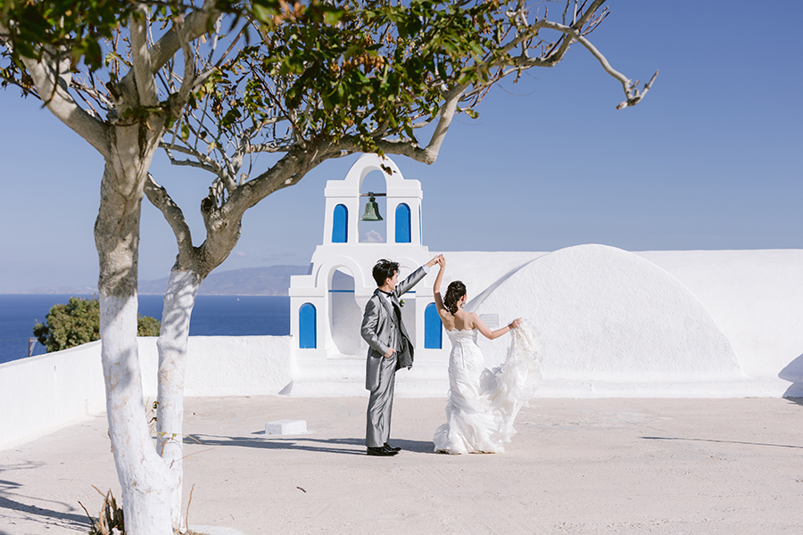 ヨーロッパ結婚式・挙式・ウェディング「ギリシャ・サントリーニ島 フォトウェディング」フォト