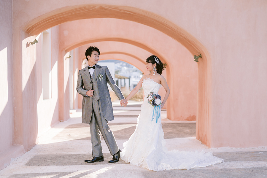 ヨーロッパ結婚式・挙式・ウェディング「ギリシャ・サントリーニ島 フォトウェディング」フォト