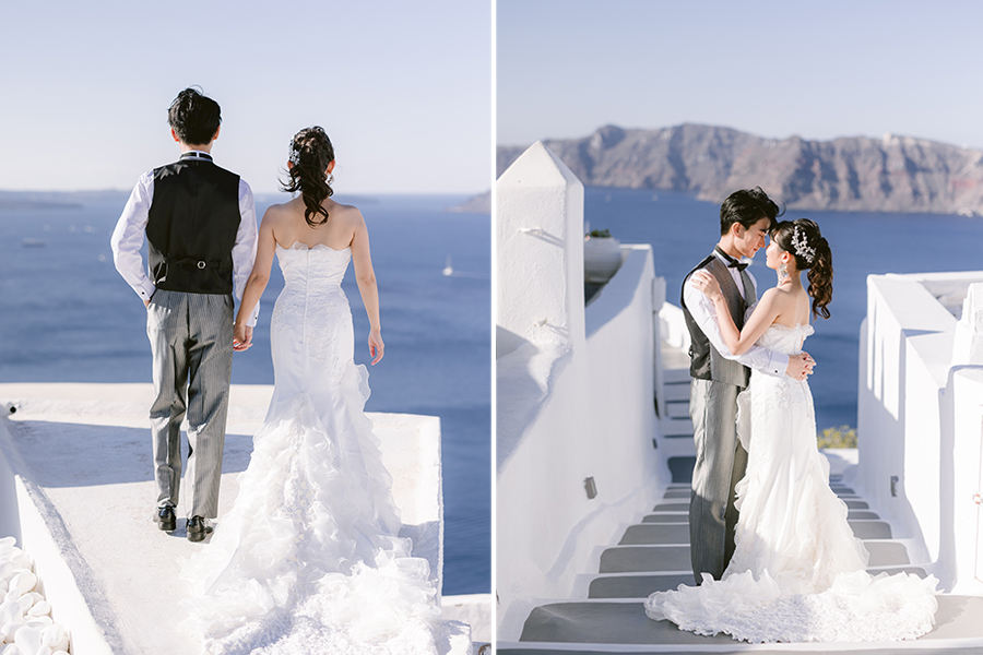 ヨーロッパ結婚式・挙式・ウェディング「ギリシャ・サントリーニ島 フォトウェディング」フォト