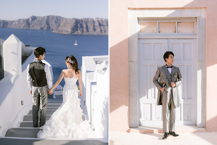 ヨーロッパ結婚式・挙式・ウェディング「ギリシャ・サントリーニ島 フォトウェディング」フォト