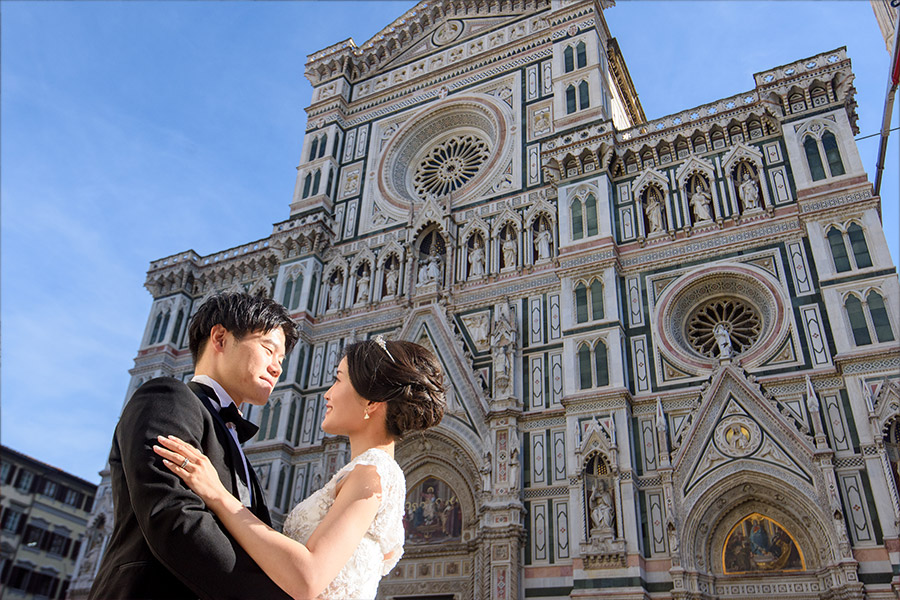 ヨーロッパ結婚式・挙式・ウェディング「イタリア フィレンツェフォトウェディング」フォト