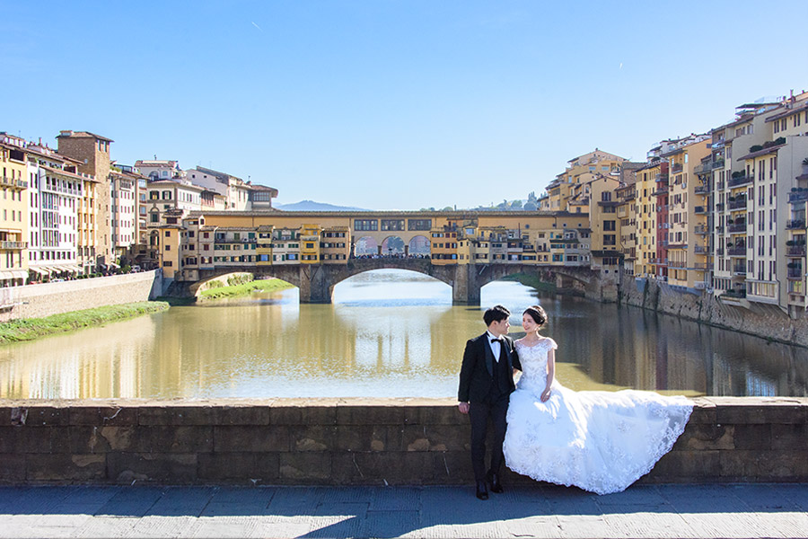 ヨーロッパ結婚式・挙式・ウェディング「イタリア フィレンツェフォトウェディング」フォト