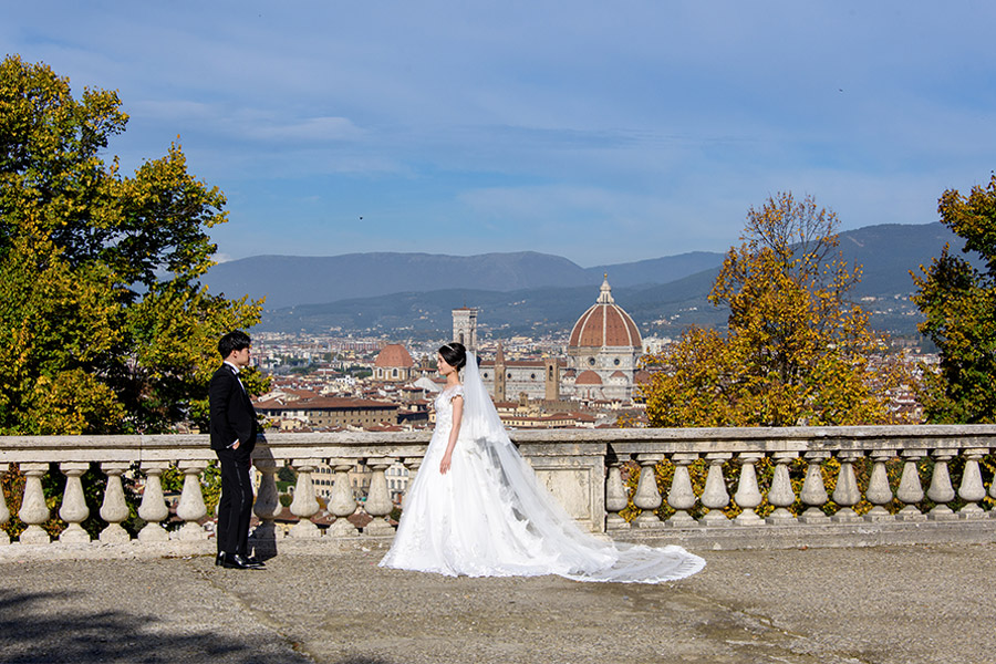 ヨーロッパ結婚式・挙式・ウェディング「イタリア フィレンツェフォトウェディング」フォト