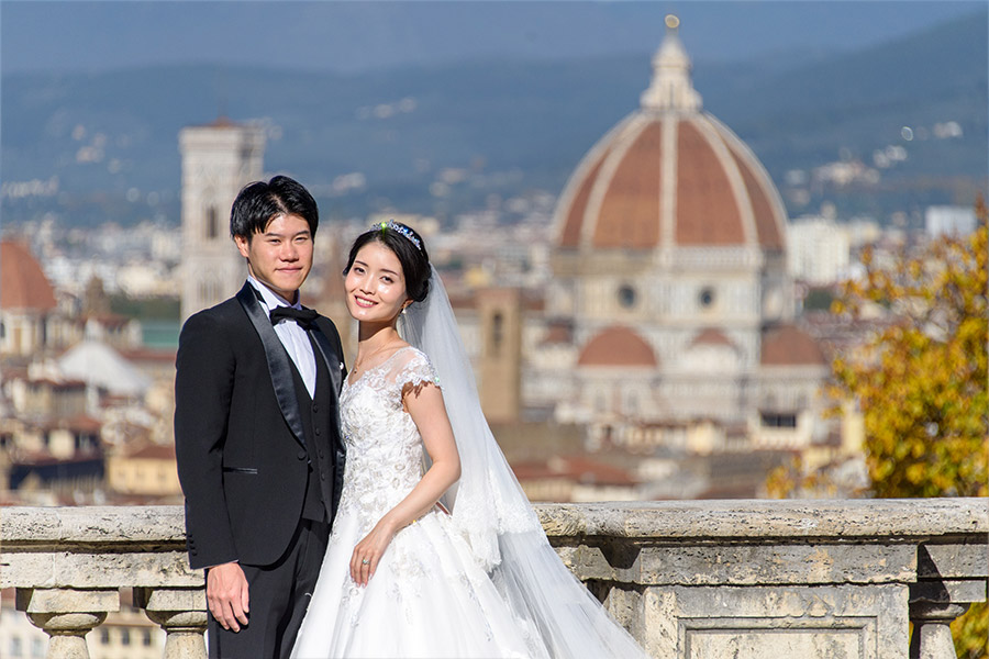 ヨーロッパ結婚式・挙式・ウェディング「イタリア フィレンツェフォトウェディング」フォト