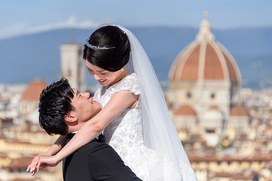 ヨーロッパ結婚式・挙式・ウェディング「イタリア フィレンツェフォトウェディング」フォト