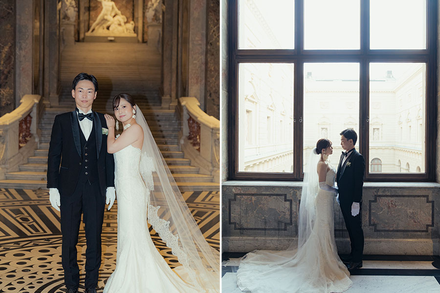 ヨーロッパ結婚式・挙式・ウェディング「オーストリア ウィーンフォトウェディング」フォト