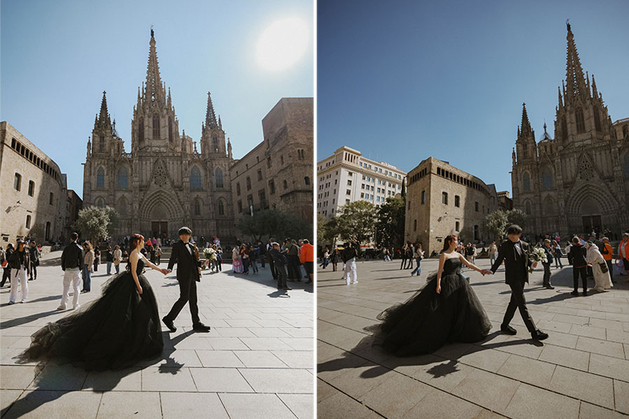 ヨーロッパ結婚式・挙式・ウェディング「スペインウェデリングフォト（バルセロナ）」フォト