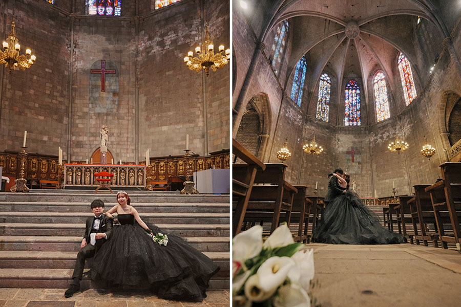 ヨーロッパ結婚式・挙式・ウェディング「スペインウェデリングフォト（バルセロナ）」フォト