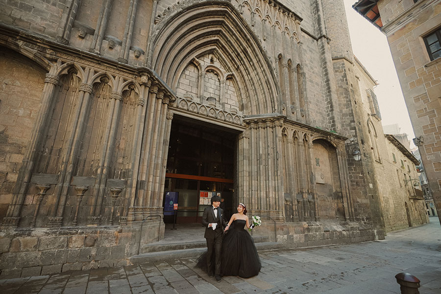 ヨーロッパ結婚式・挙式・ウェディング「スペインウェデリングフォト（バルセロナ）」フォト