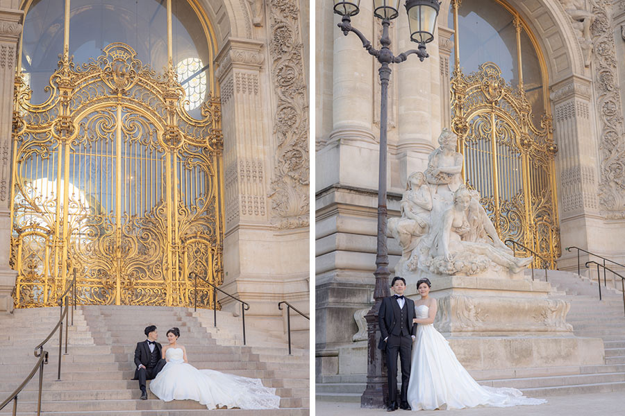 ヨーロッパ結婚式・挙式・ウェディング「フランス・パリ 早朝フォトウェディング」卒花フォト・卒花写真