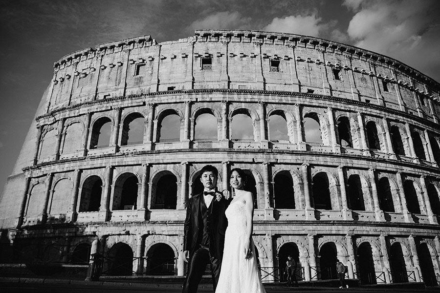 ヨーロッパ結婚式・挙式・ウェディング「イタリア・ロ―マフォトウェディング」フォト