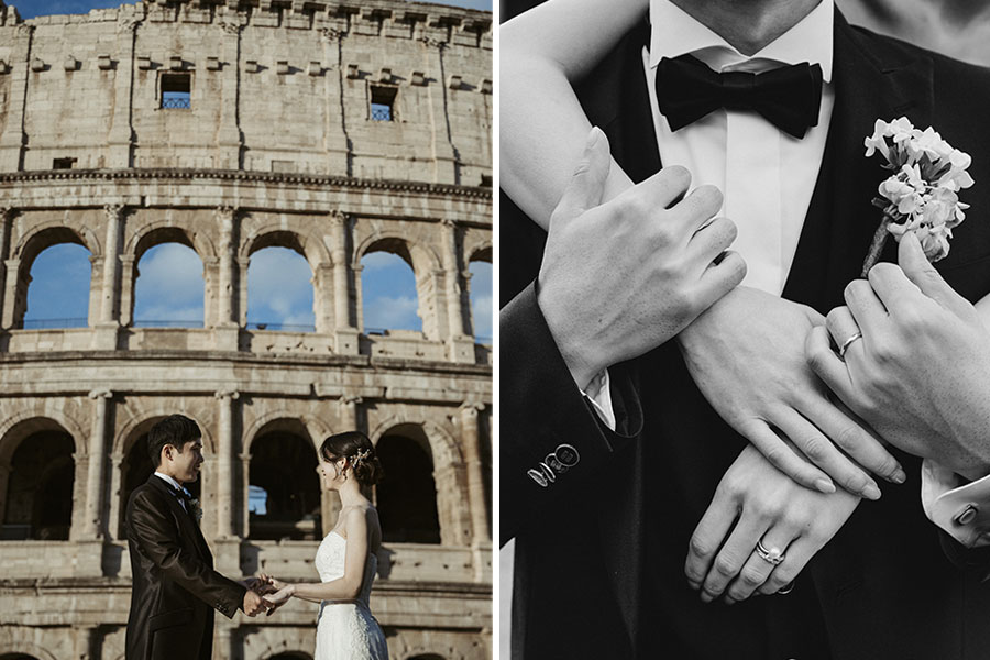 ヨーロッパ結婚式・挙式・ウェディング「イタリア・ロ―マフォトウェディング」フォト