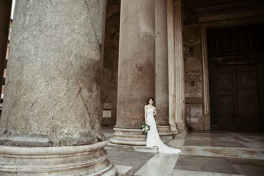 ヨーロッパ結婚式・挙式・ウェディング「イタリア・ロ―マフォトウェディング」フォト