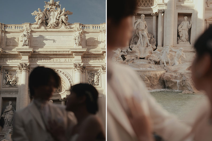 ヨーロッパ結婚式・挙式・ウェディング「イタリア・ロ―マフォトウェディング」フォト