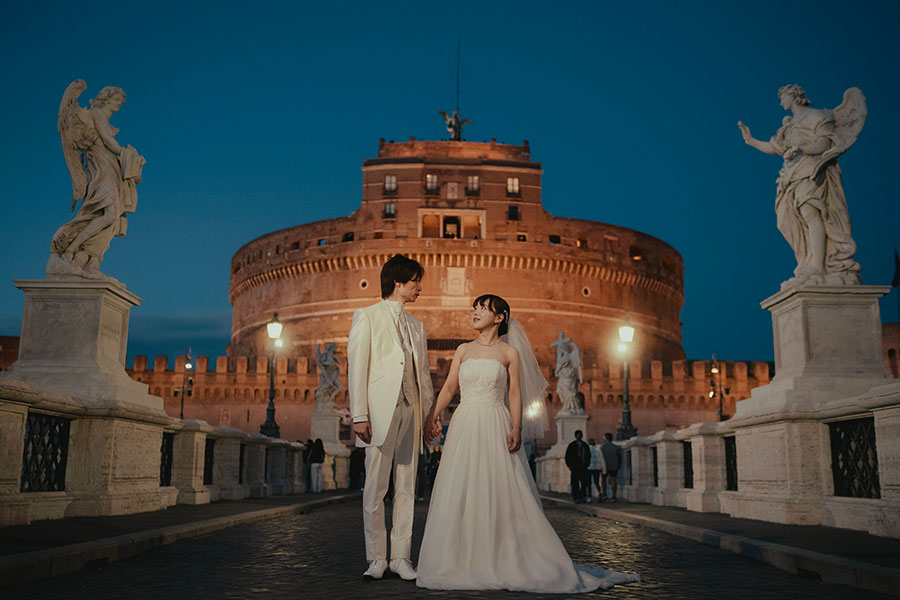 ヨーロッパ結婚式・挙式・ウェディング「イタリア・ロ―マフォトウェディング」フォト
