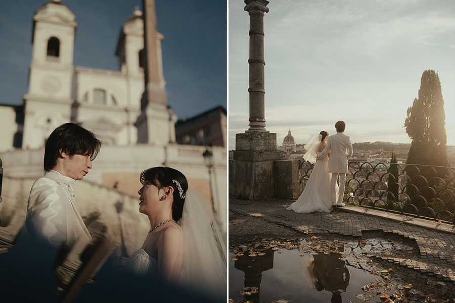ヨーロッパ結婚式・挙式・ウェディング「イタリア・ロ―マフォトウェディング」フォト