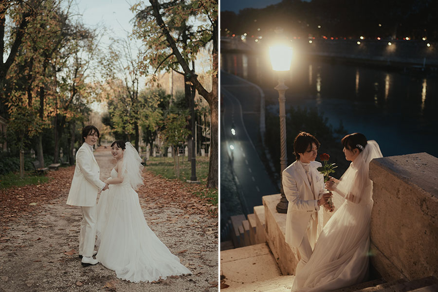 ヨーロッパ結婚式・挙式・ウェディング「イタリア・ロ―マフォトウェディング」フォト