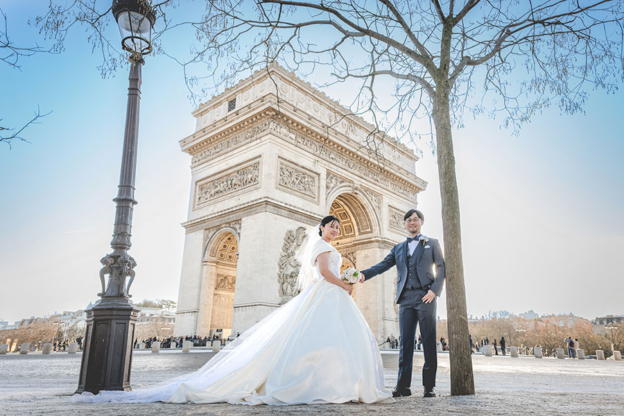ヨーロッパ結婚式・挙式・ウェディング「フランスパリフォトウェディング」フォト