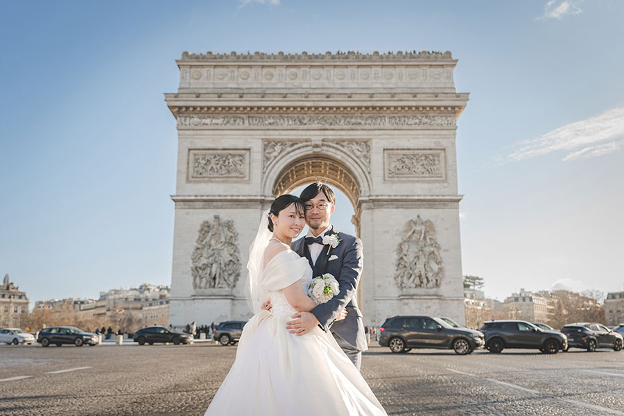 ヨーロッパ結婚式・挙式・ウェディング「フランスパリフォトウェディング」フォト