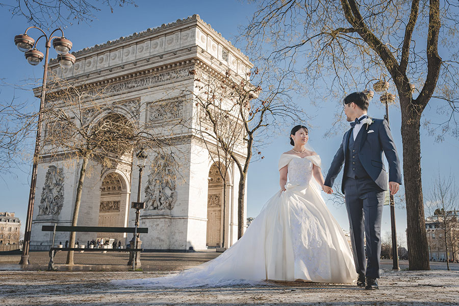 ヨーロッパ結婚式・挙式・ウェディング「フランスパリフォトウェディング」フォト