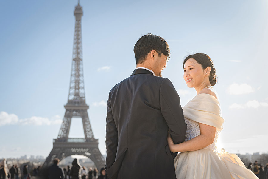 ヨーロッパ結婚式・挙式・ウェディング「フランスパリフォトウェディング」フォト