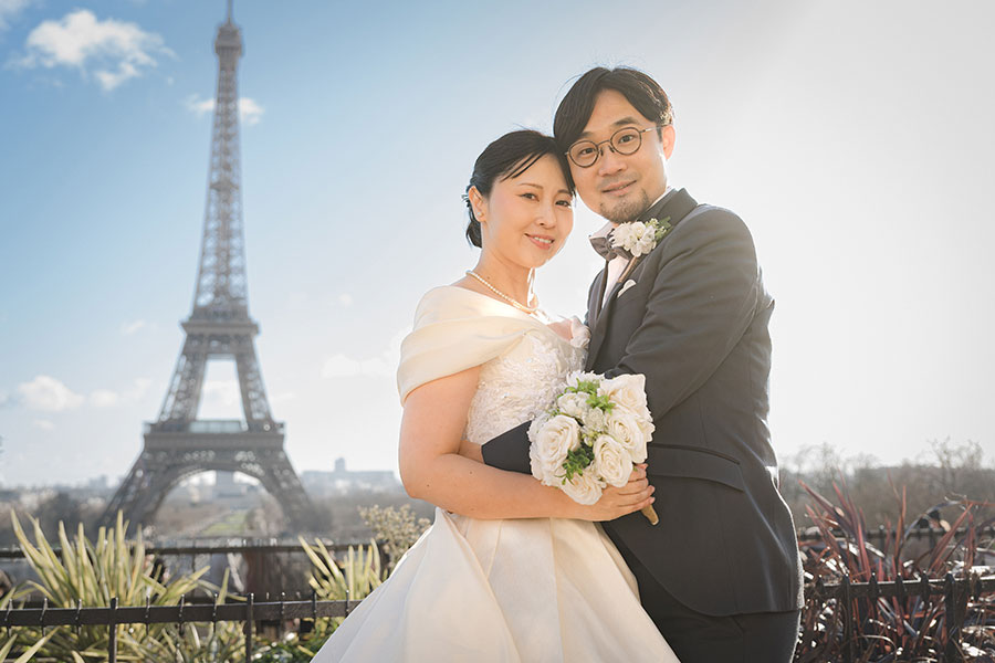 ヨーロッパ結婚式・挙式・ウェディング「フランスパリフォトウェディング」フォト