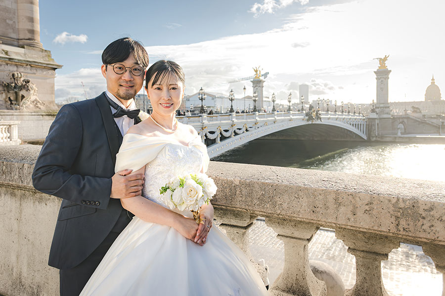ヨーロッパ結婚式・挙式・ウェディング「フランスパリフォトウェディング」フォト