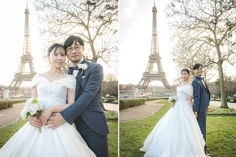 ヨーロッパ結婚式・挙式・ウェディング「フランスパリフォトウェディング」フォト