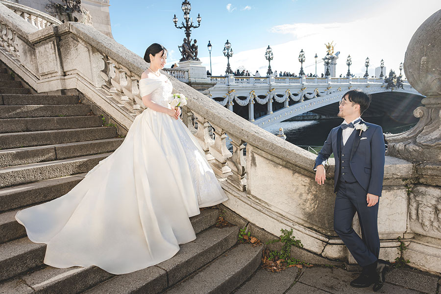 ヨーロッパ結婚式・挙式・ウェディング「フランスパリフォトウェディング」フォト