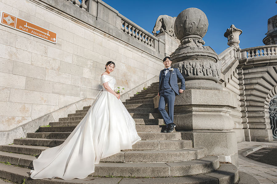 ヨーロッパ結婚式・挙式・ウェディング「フランスパリフォトウェディング」フォト