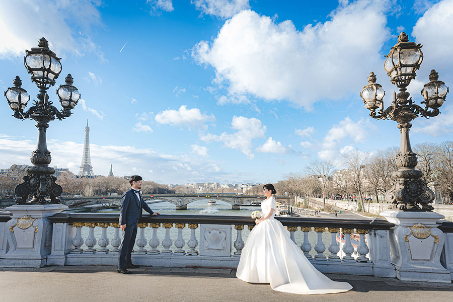 ヨーロッパ結婚式・挙式・ウェディング「フランスパリフォトウェディング」フォト