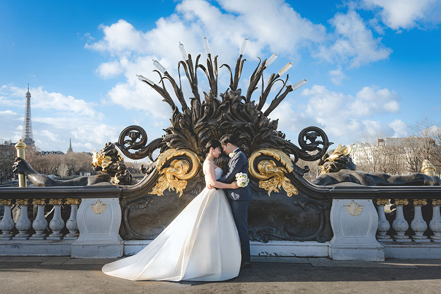 ヨーロッパ結婚式・挙式・ウェディング「フランスパリフォトウェディング」フォト