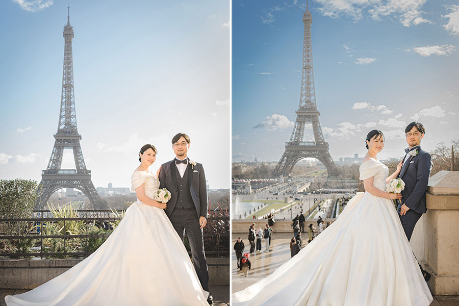 ヨーロッパ結婚式・挙式・ウェディング「フランスパリフォトウェディング」フォト