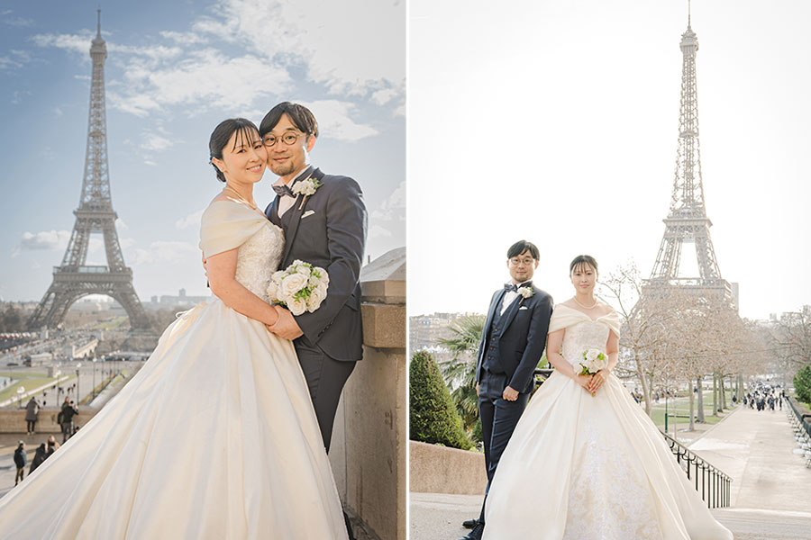 ヨーロッパ結婚式・挙式・ウェディング「フランスパリフォトウェディング」フォト