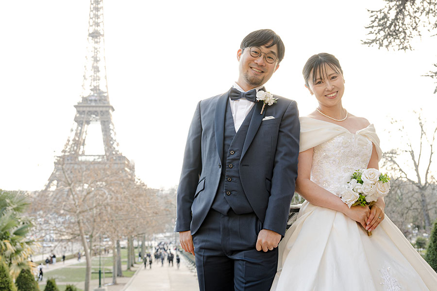 ヨーロッパ結婚式・挙式・ウェディング「フランスパリフォトウェディング」フォト