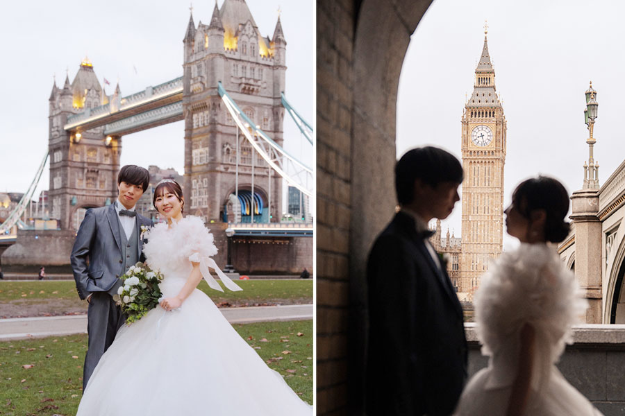 ヨーロッパ結婚式・挙式・ウェディング「イギリス・ロンドンフォトウェディング」フォト」写真・レポート