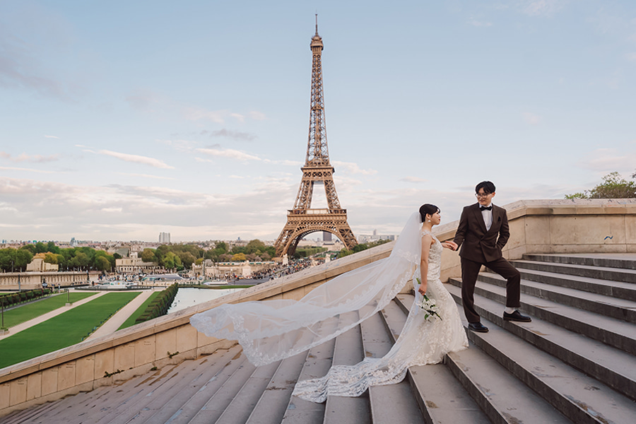 ヨーロッパ結婚式・挙式・ウェディング「La-vie Factory撮影！パリ・ワールドロケーションフォトウェディング」卒花フォト・卒花写真