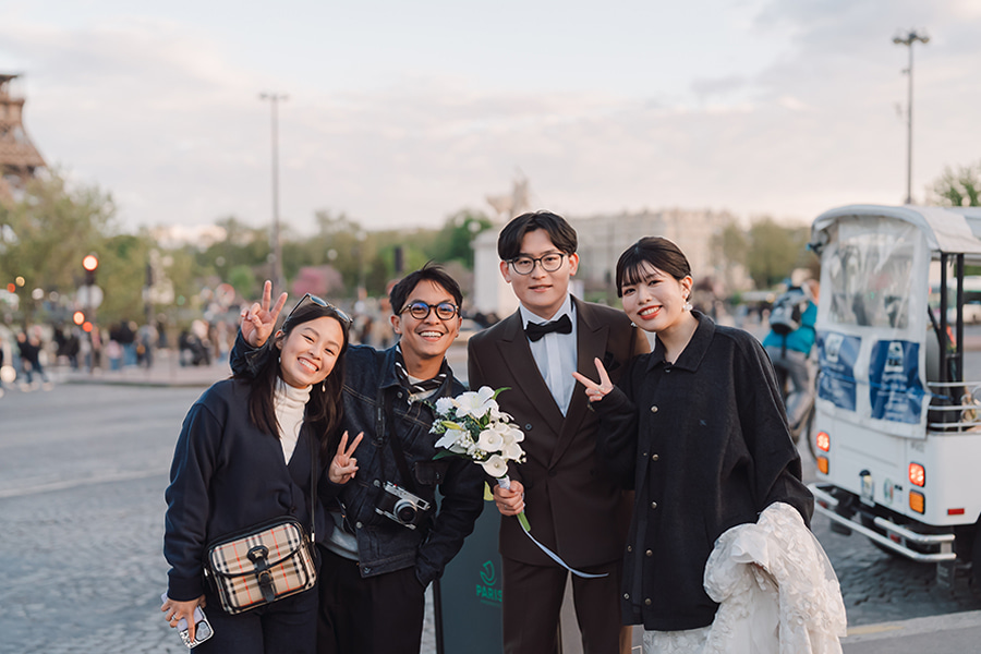 ヨーロッパ結婚式・挙式・ウェディング「La-vie Factory撮影！パリ・ワールドロケーションフォトウェディング」卒花フォト・卒花写真