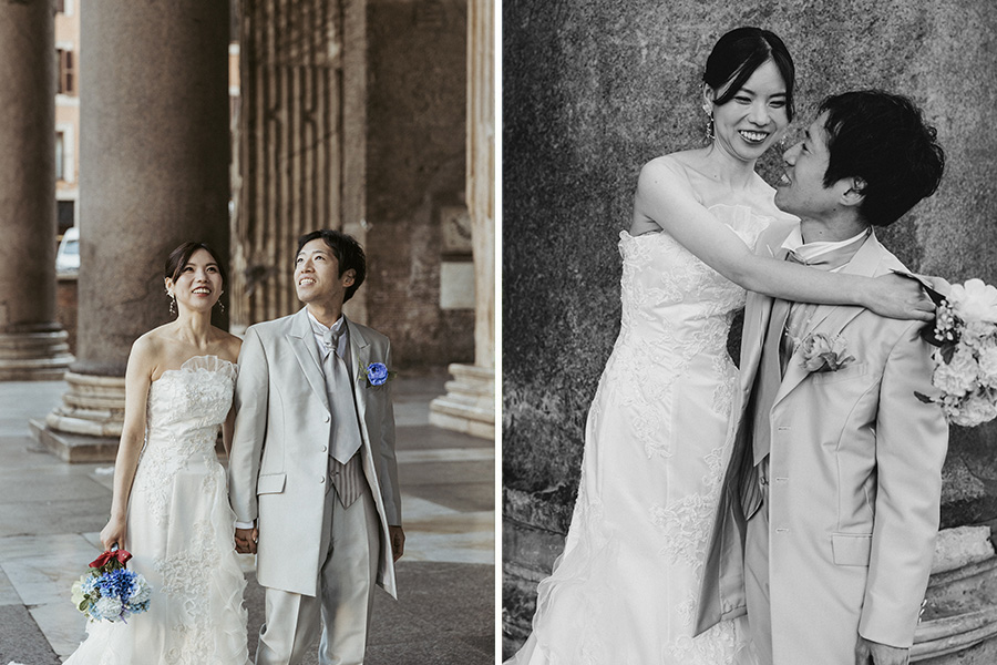 ヨーロッパ結婚式・挙式・ウェディング「イタリア・ローマウェデングフォト」フォト