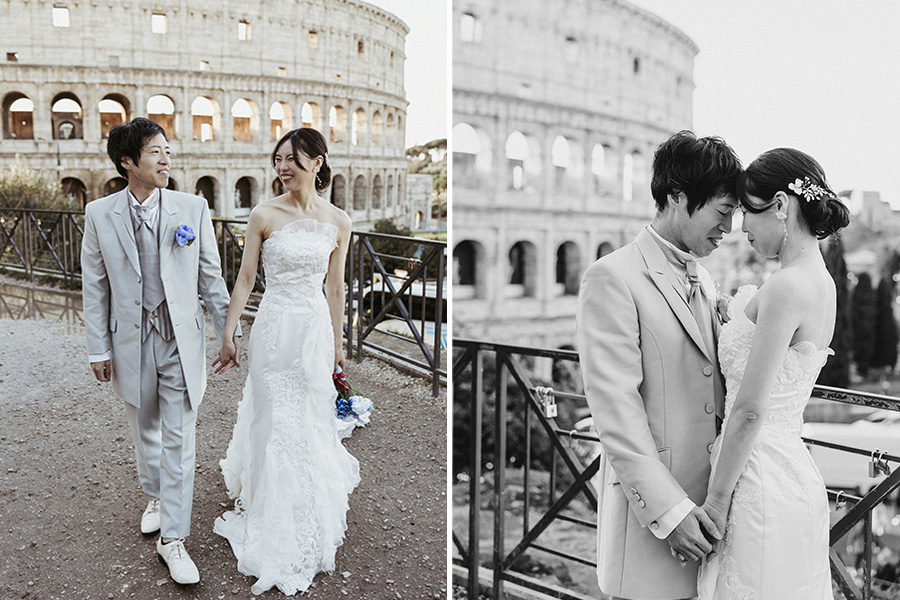 ヨーロッパ結婚式・挙式・ウェディング「イタリア・ローマウェデングフォト」フォト