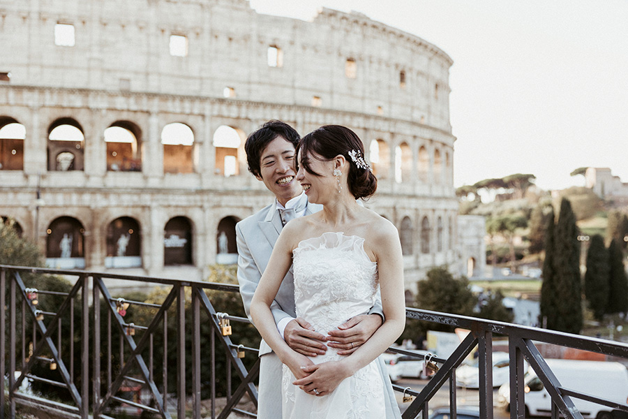 ヨーロッパ結婚式・挙式・ウェディング「イタリア・ローマウェデングフォト」フォト