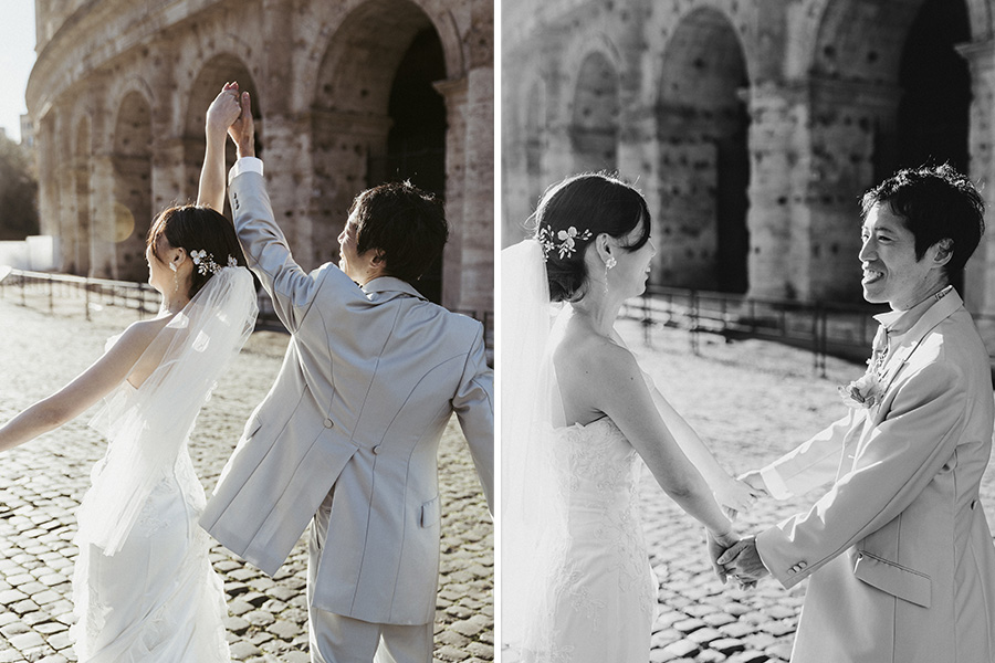 ヨーロッパ結婚式・挙式・ウェディング「イタリア・ローマウェデングフォト」フォト