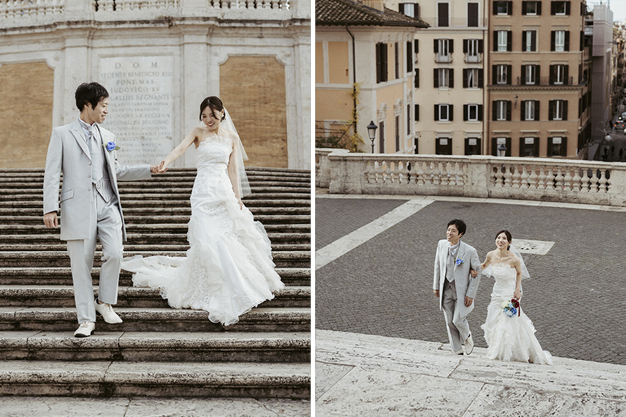 ヨーロッパ結婚式・挙式・ウェディング「イタリア・ローマウェデングフォト」フォト