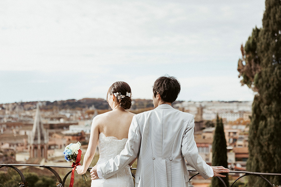ヨーロッパ結婚式・挙式・ウェディング「イタリア・ローマウェデングフォト」フォト