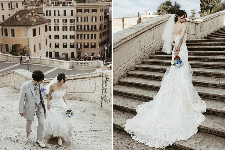 ヨーロッパ結婚式・挙式・ウェディング「イタリア・ローマウェデングフォト」フォト