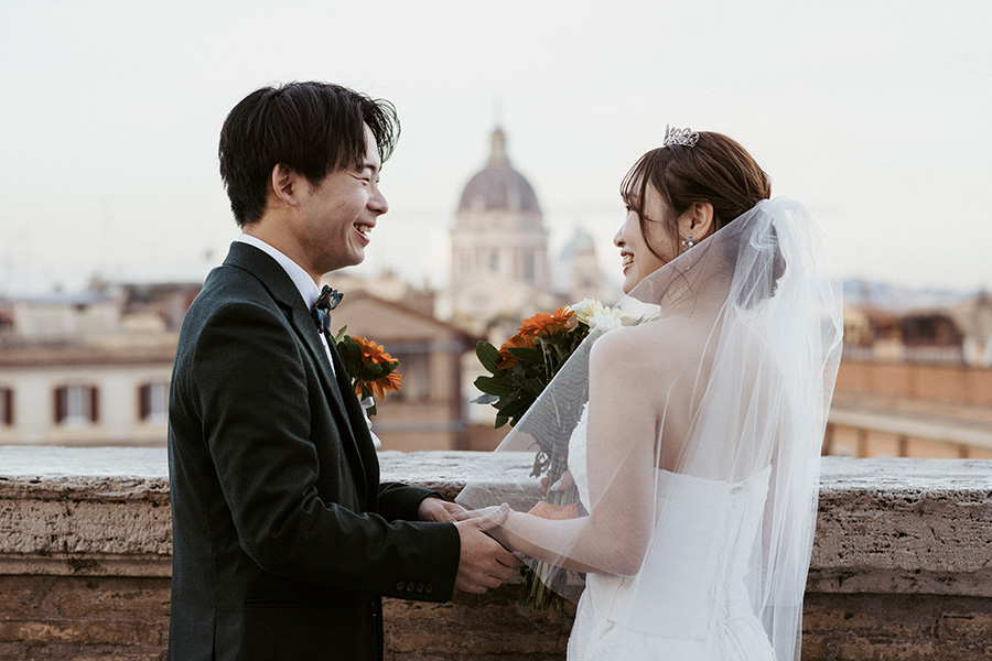 ヨーロッパ結婚式・挙式・ウェディング「イタリア・ローマウェデングフォト」フォト
