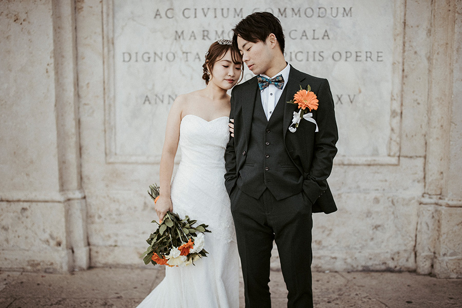 ヨーロッパ結婚式・挙式・ウェディング「イタリア・ローマウェデングフォト」フォト