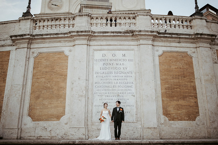 ヨーロッパ結婚式・挙式・ウェディング「イタリア・ローマウェデングフォト」フォト